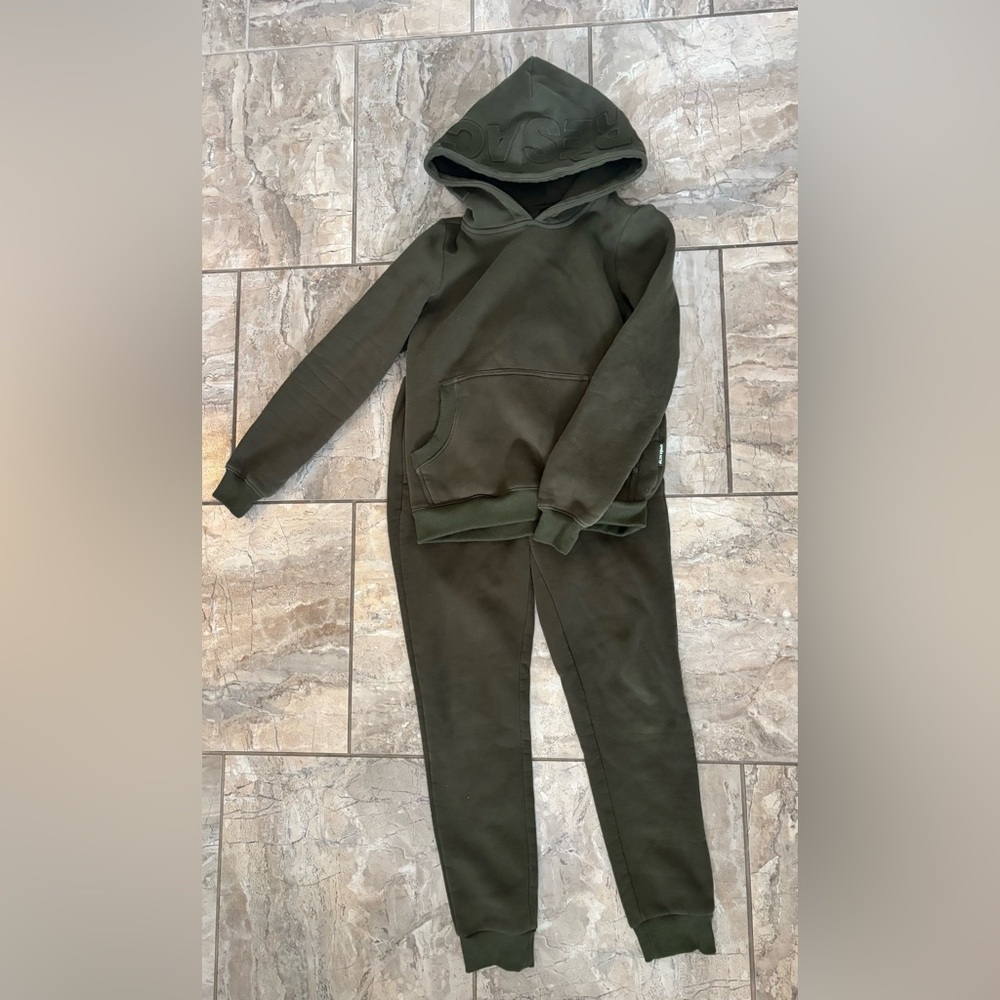 Olive Green Women's Hoodie Sweater